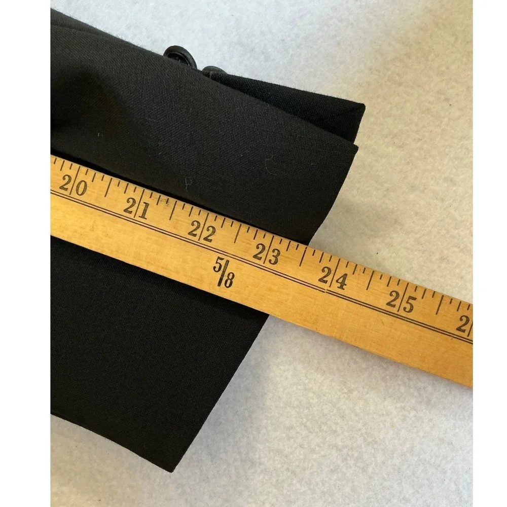 Cricketeer Tuxedo Jacket Mens 48R Black Wool Peak Lapel Vintage Single Button